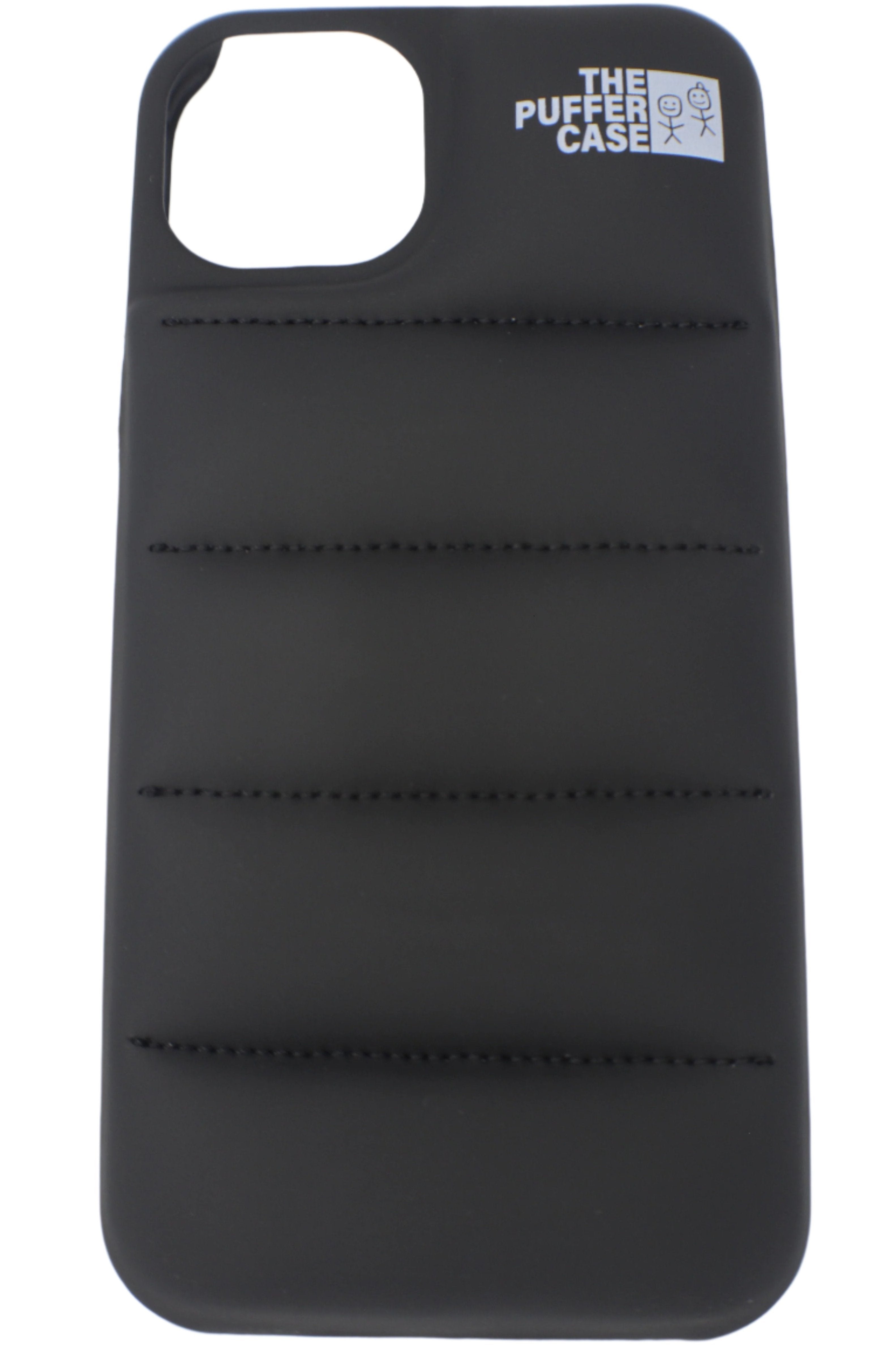 black iphone puffer case