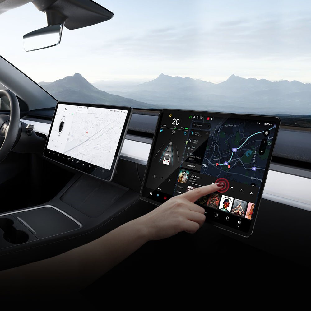 Exclusive Passenger Entertainment Screen for Tesla Model 3/Y Tesery Official Store  Model 3 2021-2023 & Model Y 2020-2024 / 3+32G