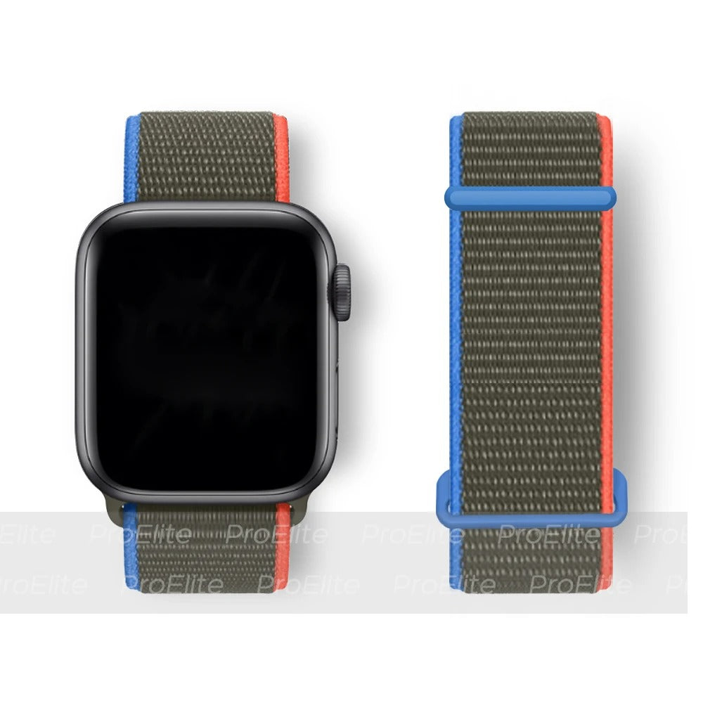 Band For Apple watch Series 2 9 8 7 SE/6/5/4 Ultra 40MM 44MM 49MM Nylon Soft Breathable Strap for watch series 6 5 4 3 38MM 42MM
