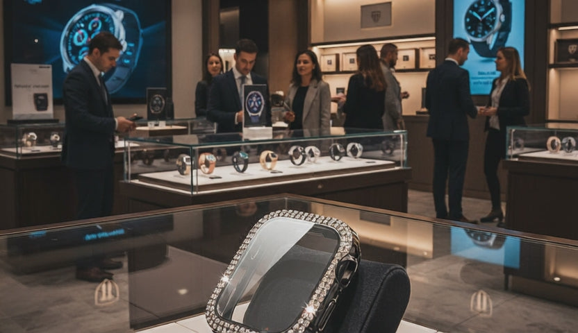 Bling Glass Screen Cover for Apple Watch – product video