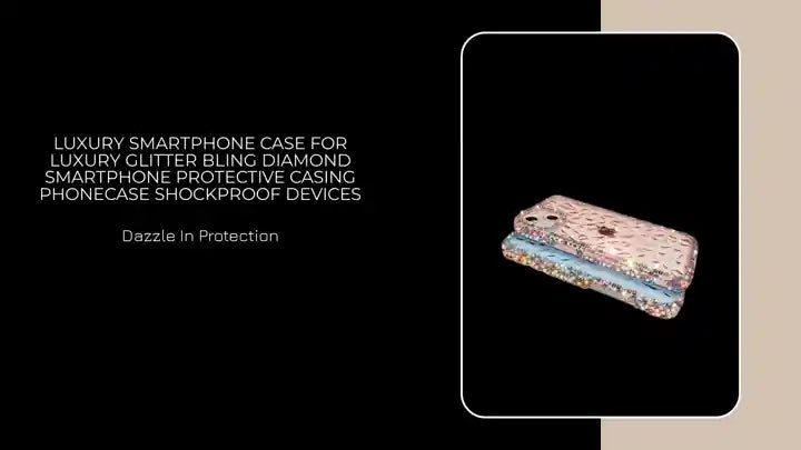 luxury smartphone case For Luxury Glitter Bling Diamond Smartphone Protective Casing Phonecase Shockproof Devices by@Outfy