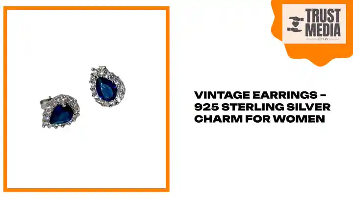 Vintage Earrings &ndash; 925 Sterling Silver Charm for Women by@Outfy