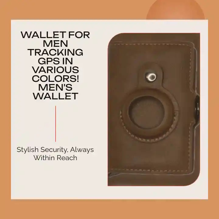 Wallet For Men tracking gps in various colors! Men's Wallet by@Outfy
