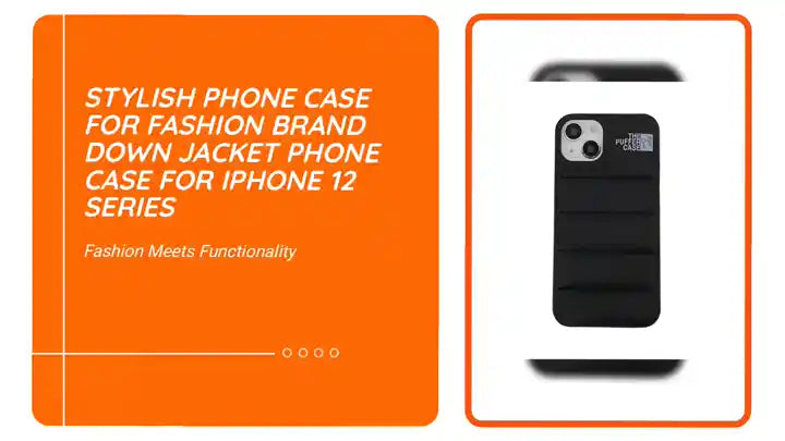 stylish phone case For Fashion Brand Down Jacket Phone Case For iPhone 12 Series by@Outfy