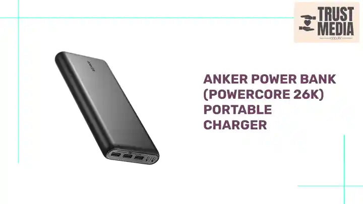 Anker Power Bank (PowerCore 26K) portable charger by@Outfy