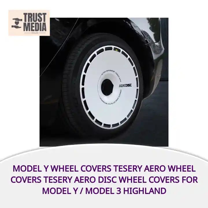 Model Y Wheel Covers TESERY Aero Wheel Covers TESERY Aero DISC Wheel Covers for Model Y / Model 3 Highland by@Outfy