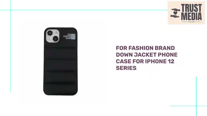 For Fashion Brand Down Jacket Phone Case For iPhone 12 Series by@Outfy
