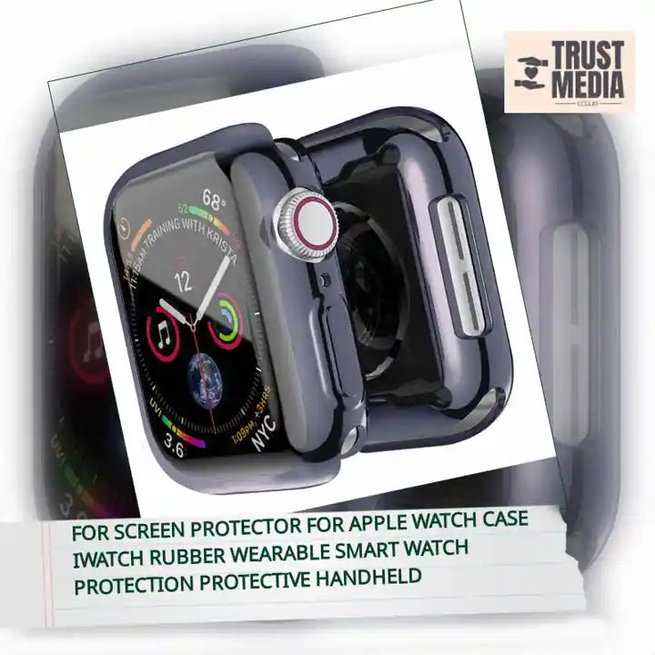 For Screen Protector For Apple Watch Case iwatch Rubber Wearable Smart Watch Protection Protective Handheld by@Outfy