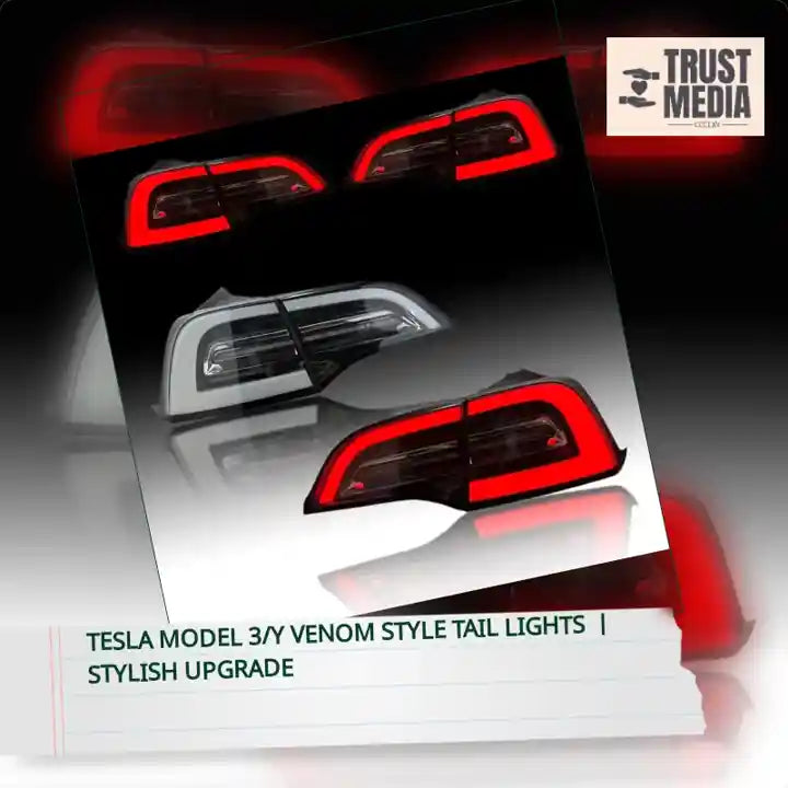 Tesla Model 3/Y Venom Style Tail Lights 丨Stylish Upgrade by@Outfy