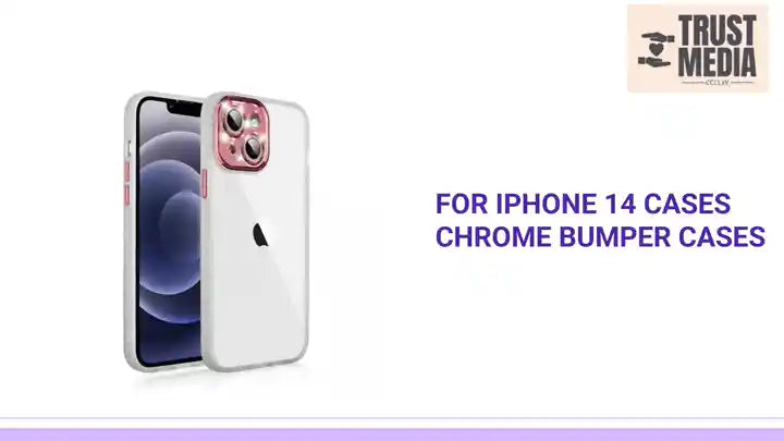 For iPhone 14 cases Chrome Bumper Cases by@Outfy