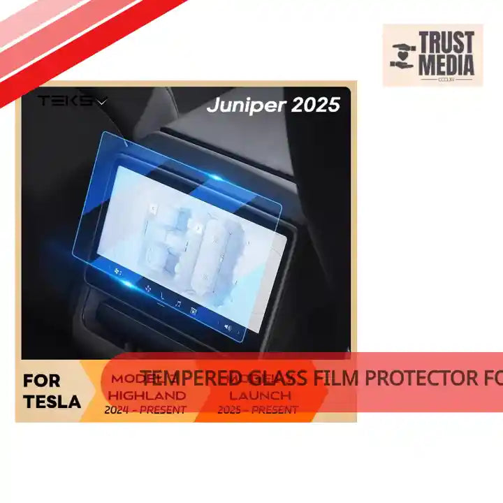 Tempered Glass Film Protector for New Tesla Model 3 Highland 2024 Model Y Launch Juniper 2025 Center Control Touch Screen by@Outfy