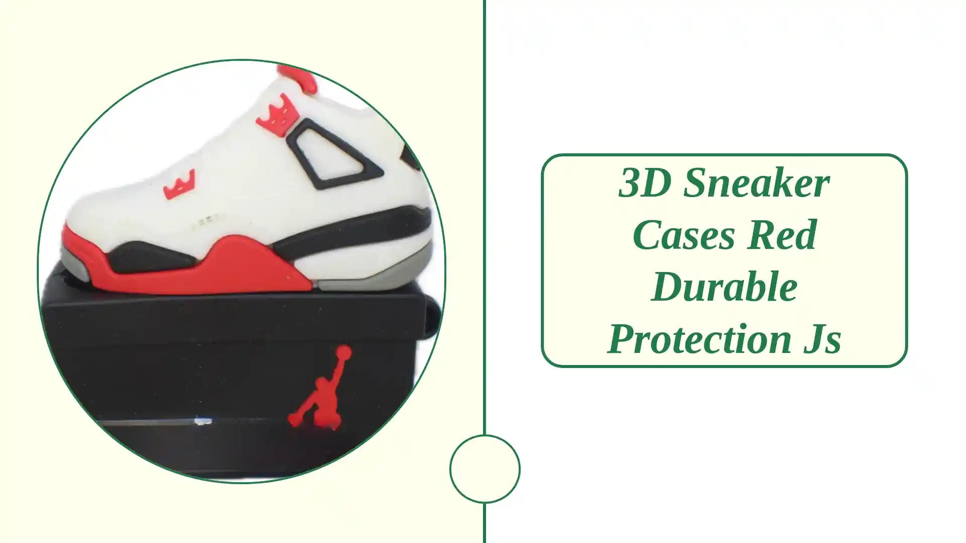 3D Sneaker Cases Red Durable Protection Js by@Outfy