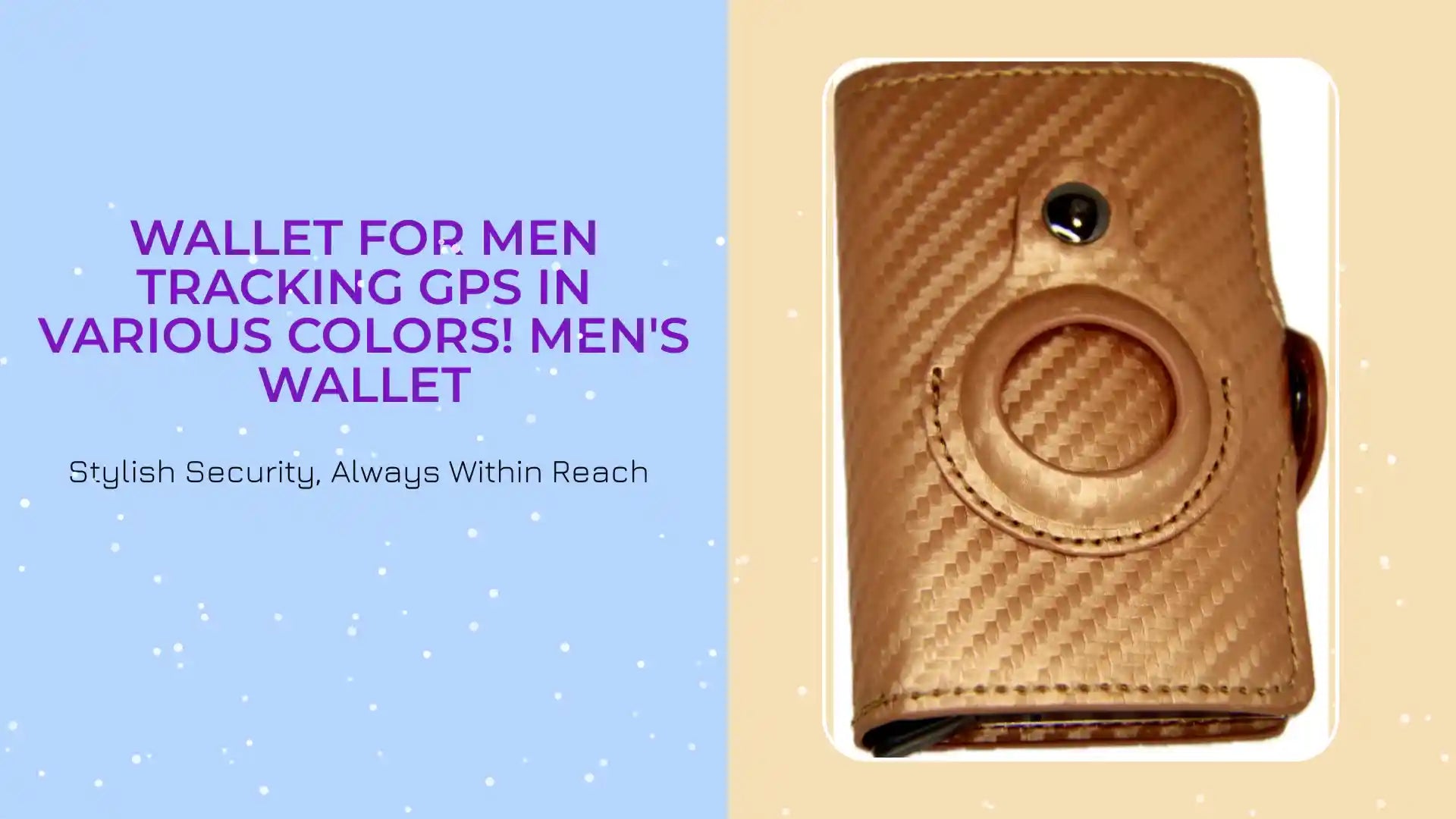 Wallet For Men tracking gps in various colors! Men&#039;s Wallet by@Outfy