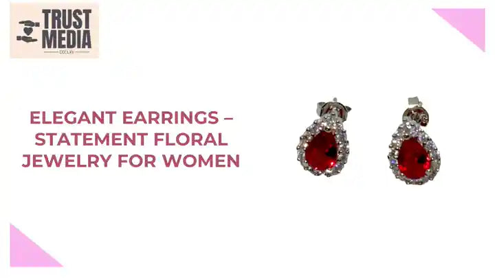 Elegant Earrings &ndash; Statement Floral Jewelry for Women by@Outfy