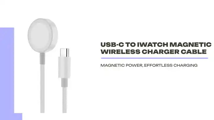 USB-C to iWatch Magnetic Wireless Charger cable by@Outfy