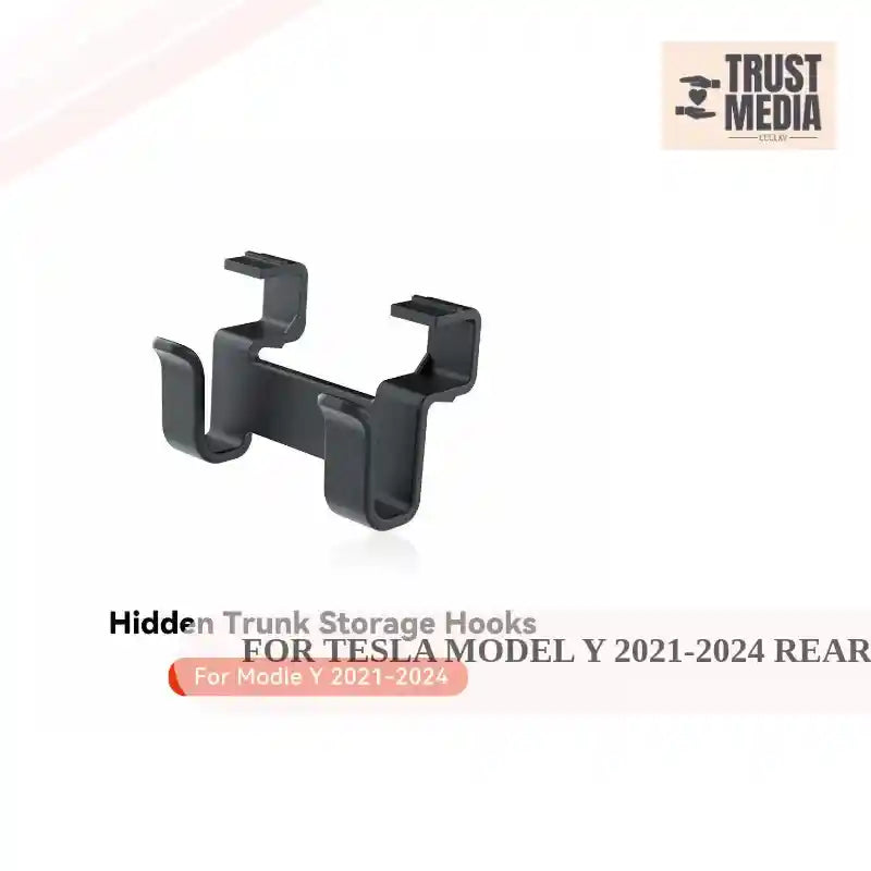 For Tesla Model Y 2021-2024 Rear Trunk Hook Seat Button for Shopping Bag Holder Umbrella Hanger Storage Car Interior by@Outfy