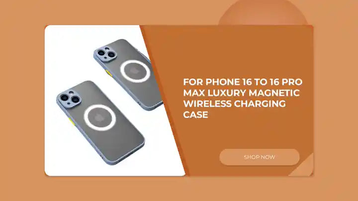 For Phone 16 to 16 Pro Max luxury Magnetic Wireless Charging Case by@Outfy