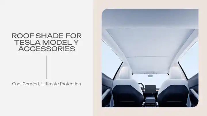 Roof Shade for Tesla Model Y accessories by@Outfy