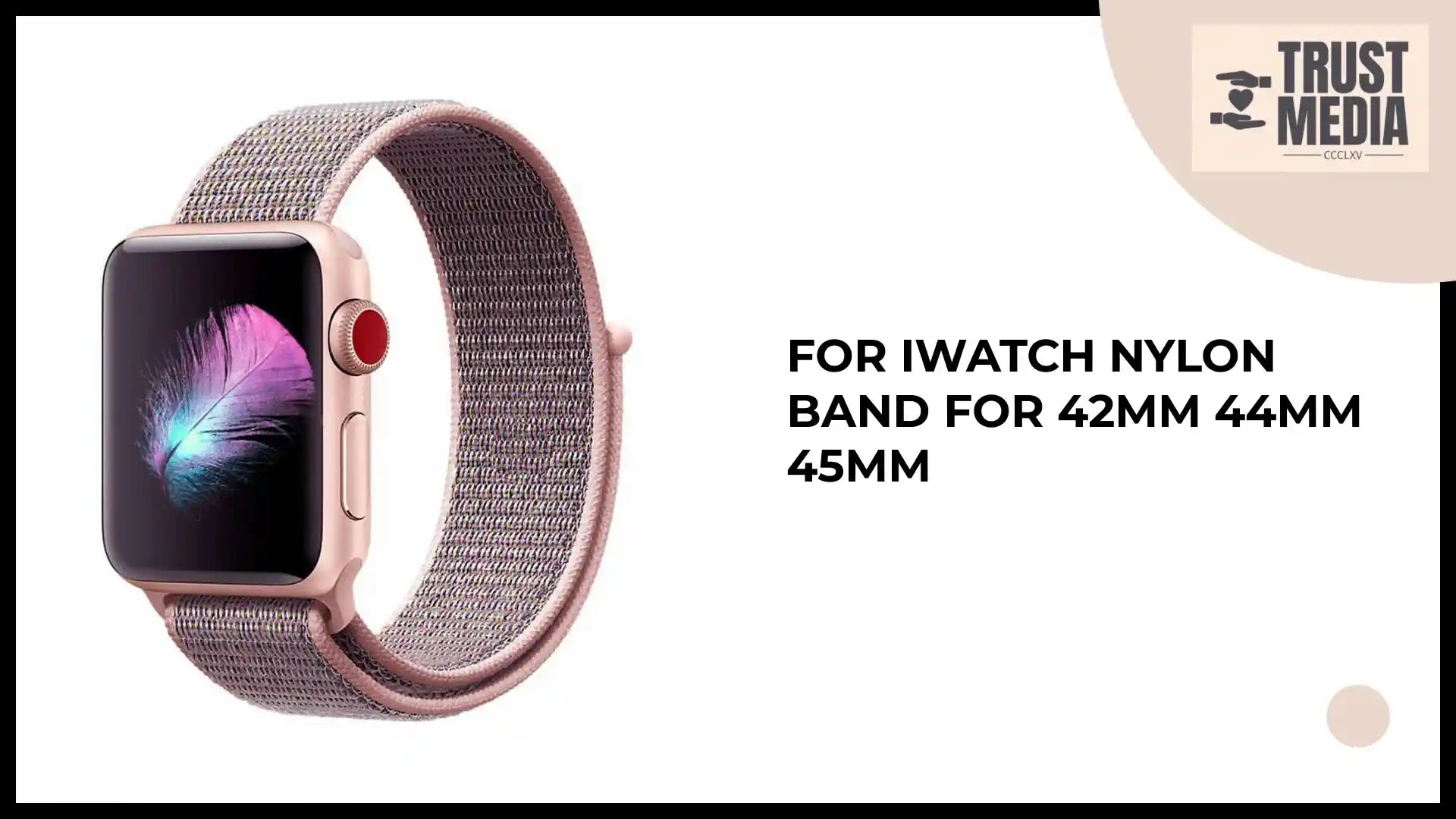 For iWatch Nylon Band For 42mm 44mm 45mm by@Outfy
