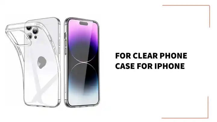 For Clear Phone Case for iPhone by@Outfy