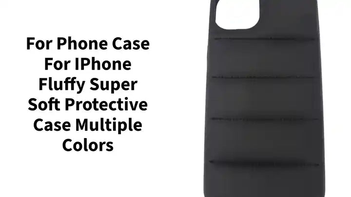 For Phone Case For iPhone Fluffy Super Soft Protective Case Multiple Colors by@Outfy