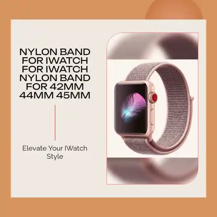 Nylon band for iWatch For iWatch Nylon Band For 42mm 44mm 45mm by@Outfy