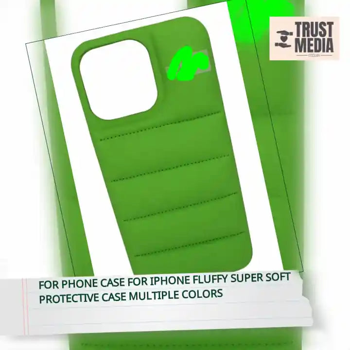For Phone Case For iPhone Fluffy Super Soft Protective Case Multiple Colors by@Outfy