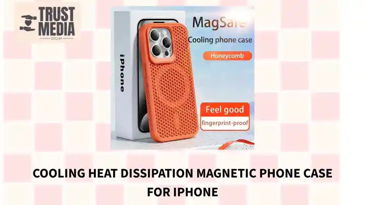 Cooling Heat Dissipation Magnetic Phone Case For iPhone by@Outfy