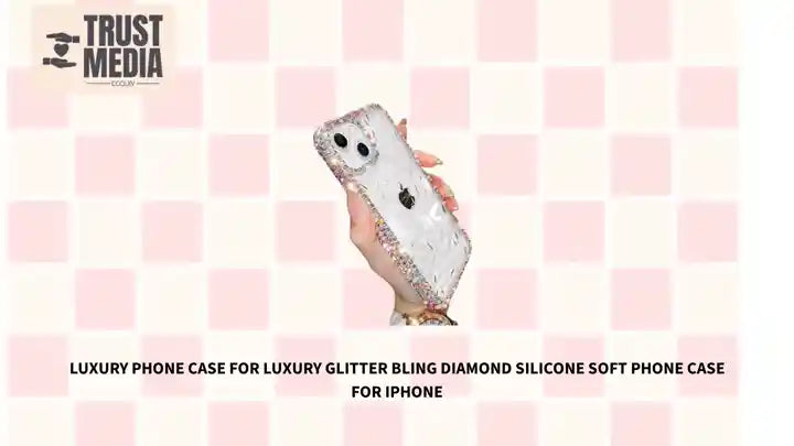 Luxury Phone Case For Luxury Glitter Bling Diamond Silicone Soft Phone Case for iPhone by@Outfy