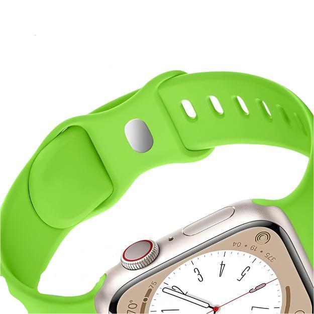 For soft Silicone Waterproof Strap for Apple Watch Ultra/Ultra 2 iWatch Series 9 8 7 6 5 4 3 2 1 SE