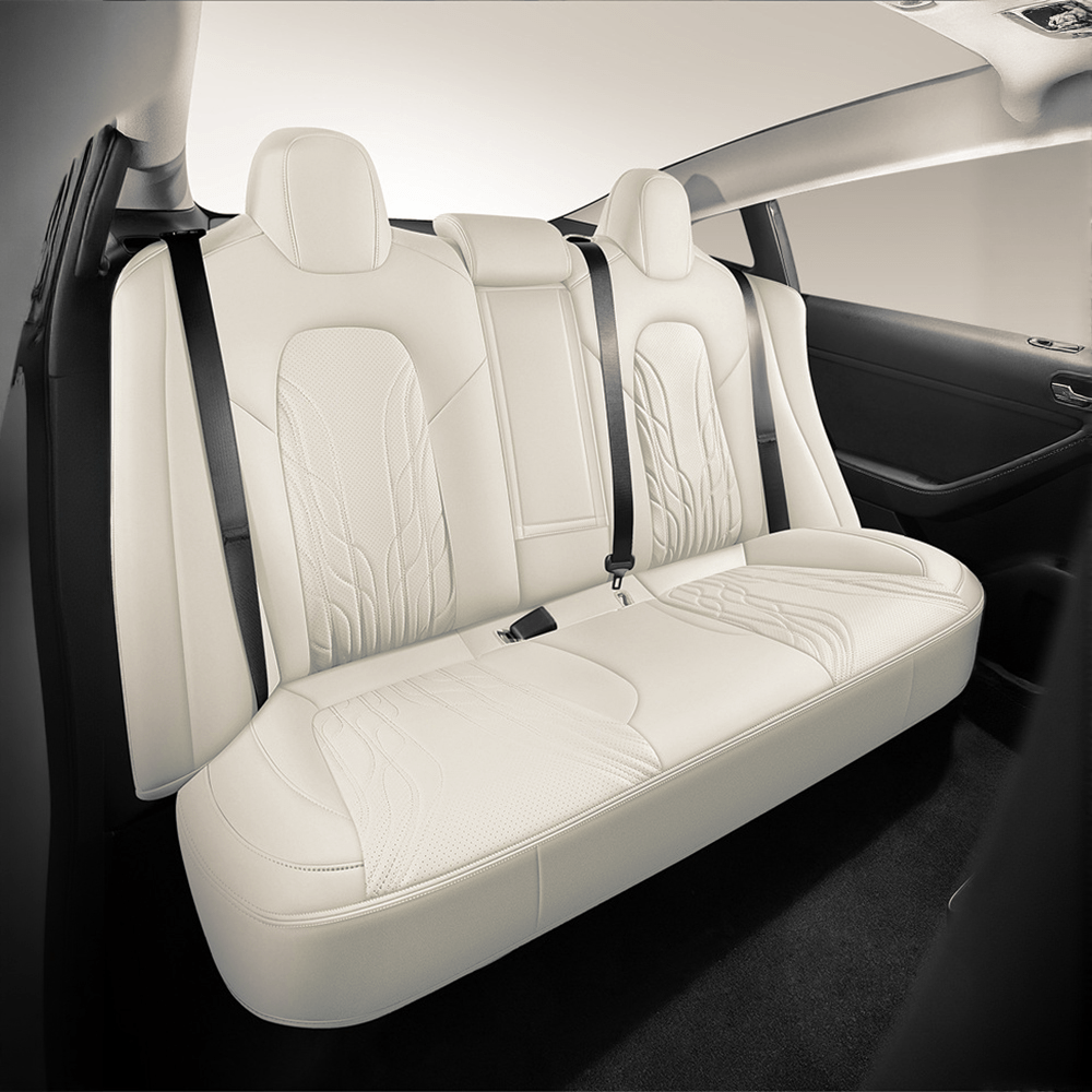 TESERY Nappa Leather Seat Covers for Model 3 Highland & Model Y Juniper Tesery Official Store 