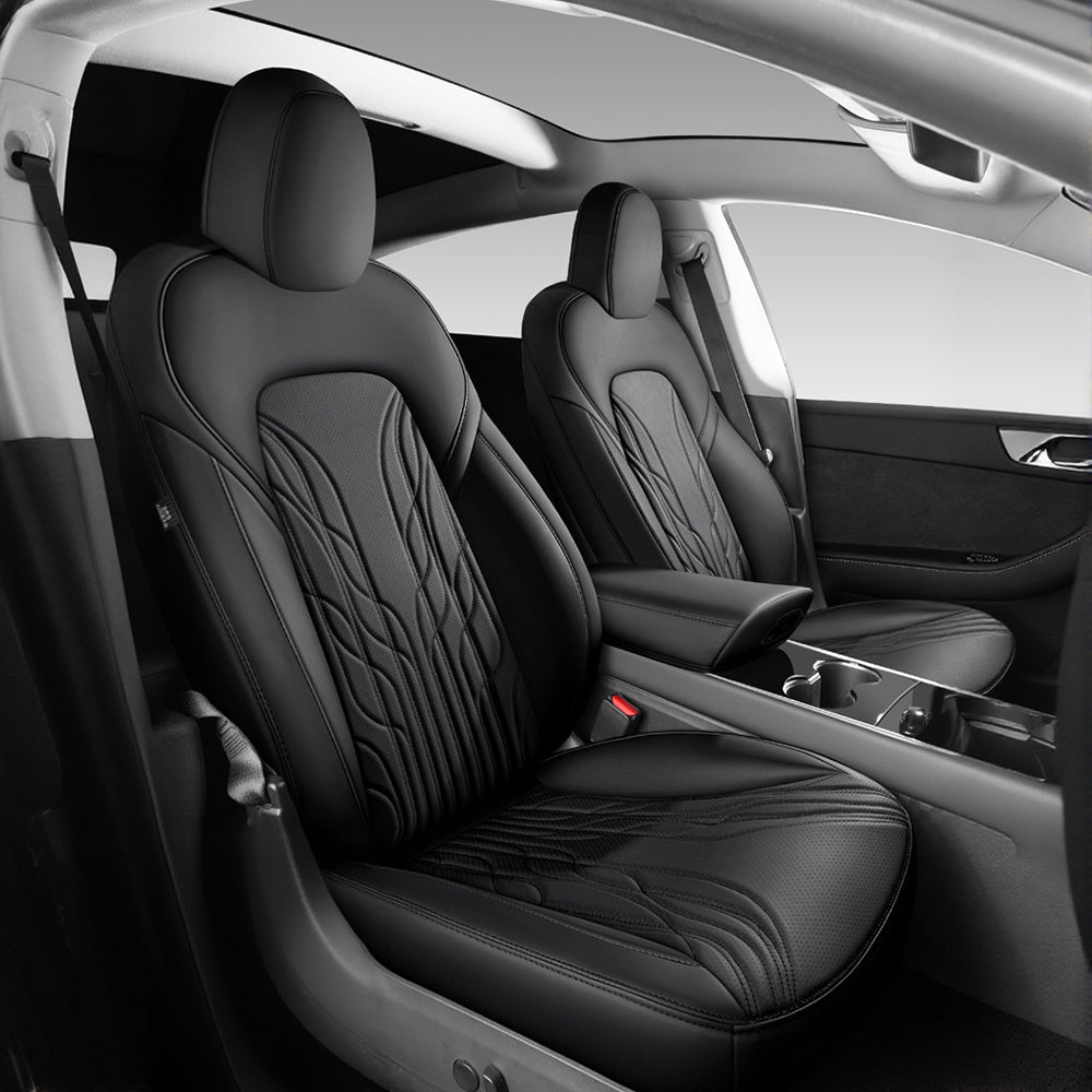 TESERY Nappa Leather Seat Covers for Model 3 Highland & Model Y Juniper Tesery Official Store 