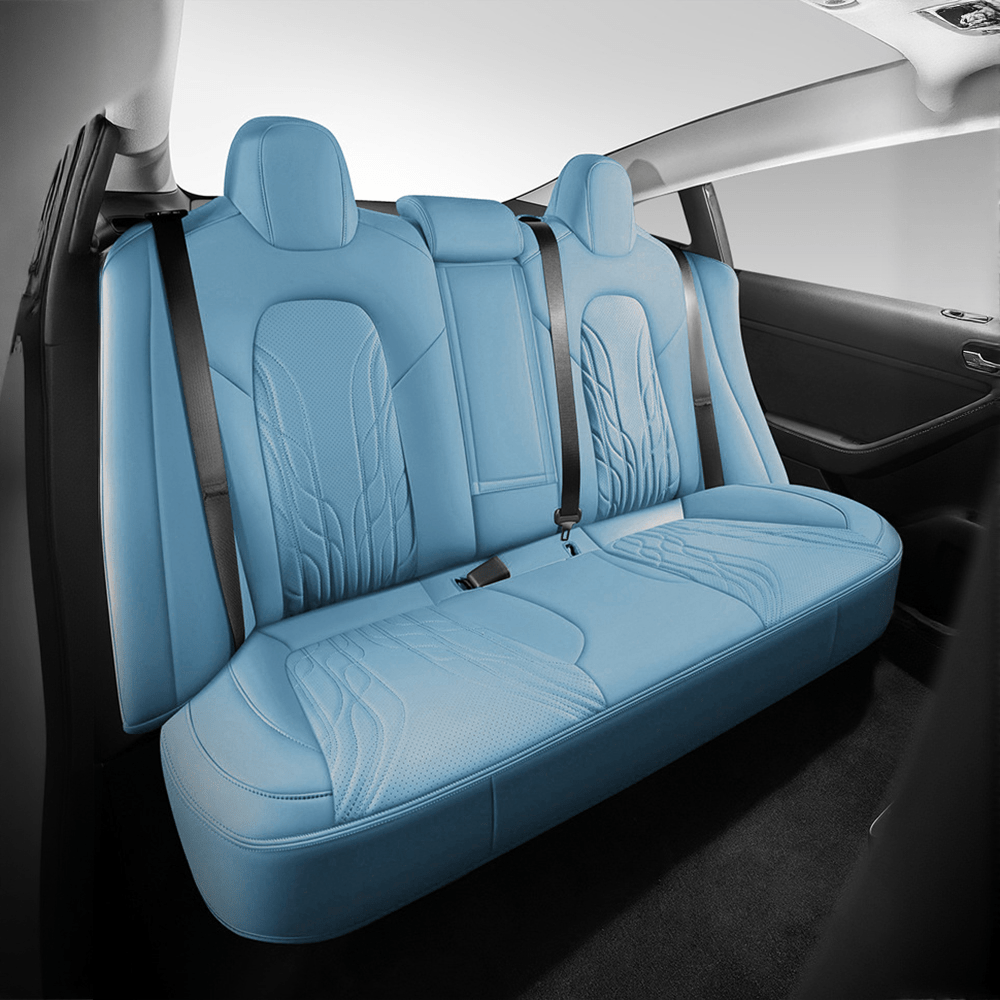 TESERY Nappa Leather Seat Covers for Model 3 Highland & Model Y Juniper Tesery Official Store 