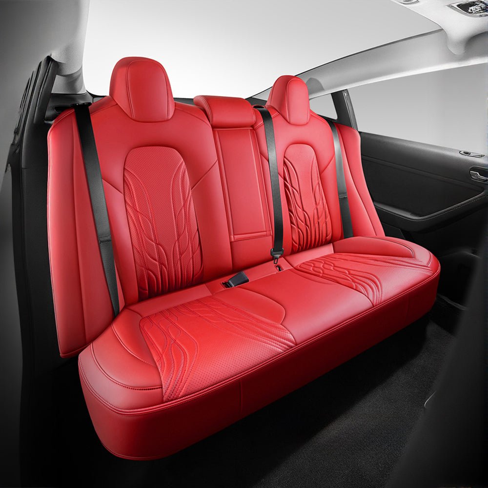 TESERY Nappa Leather Seat Covers for Model 3 Highland & Model Y Juniper Tesery Official Store 