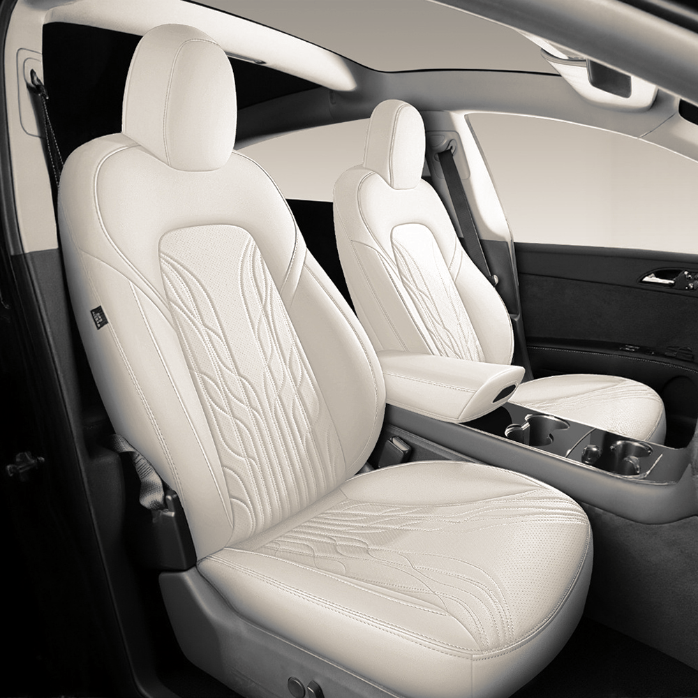 TESERY Nappa Leather Seat Covers for Model 3 Highland & Model Y Juniper Tesery Official Store 