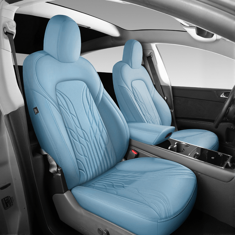TESERY Nappa Leather Seat Covers for Model 3 Highland & Model Y Juniper Tesery Official Store 