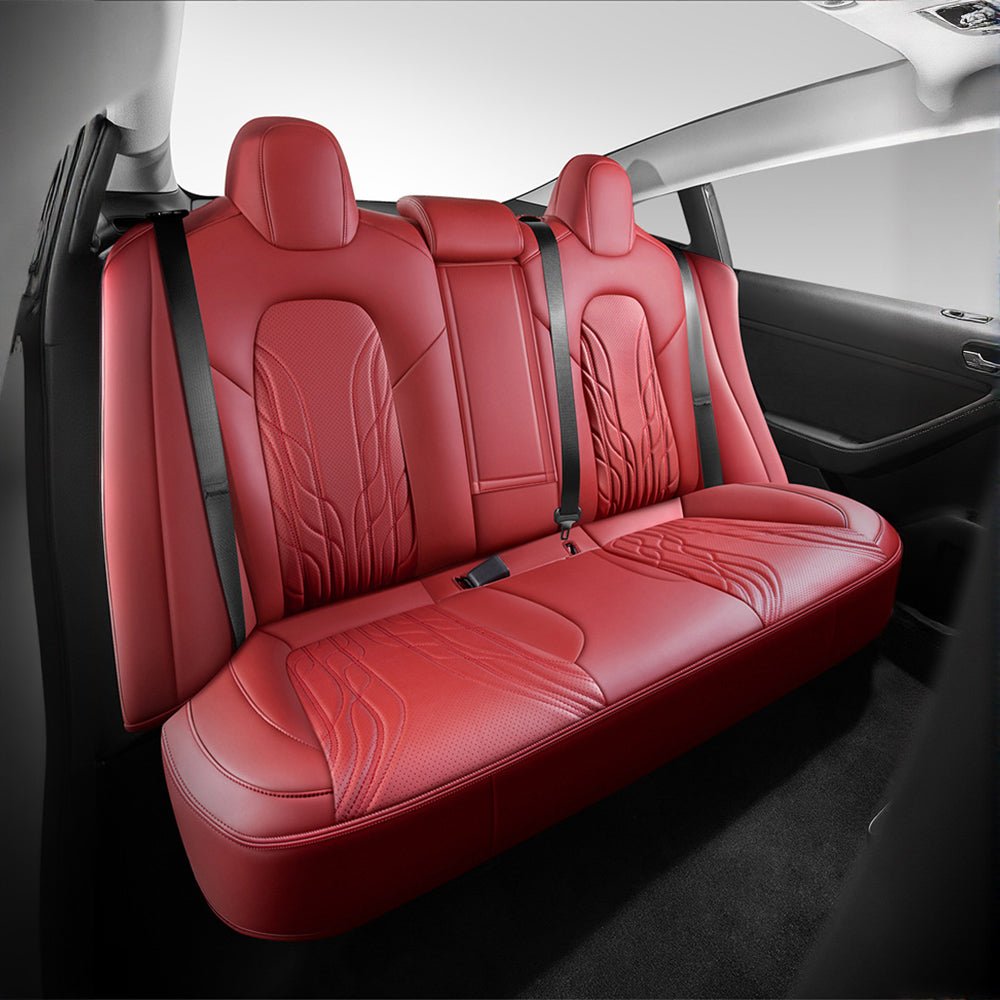 TESERY Nappa Leather Seat Covers for Model 3 Highland & Model Y Juniper Tesery Official Store 