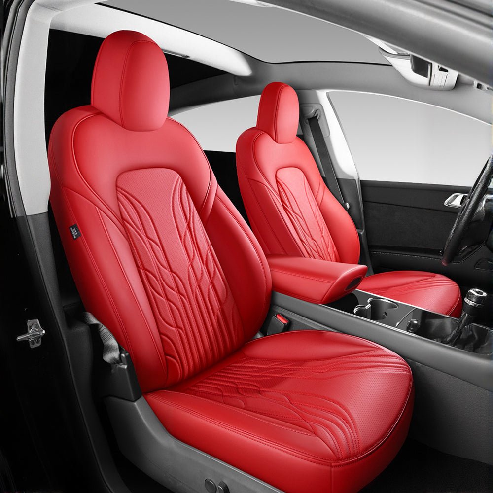 TESERY Nappa Leather Seat Covers for Model 3 Highland & Model Y Juniper Tesery Official Store 
