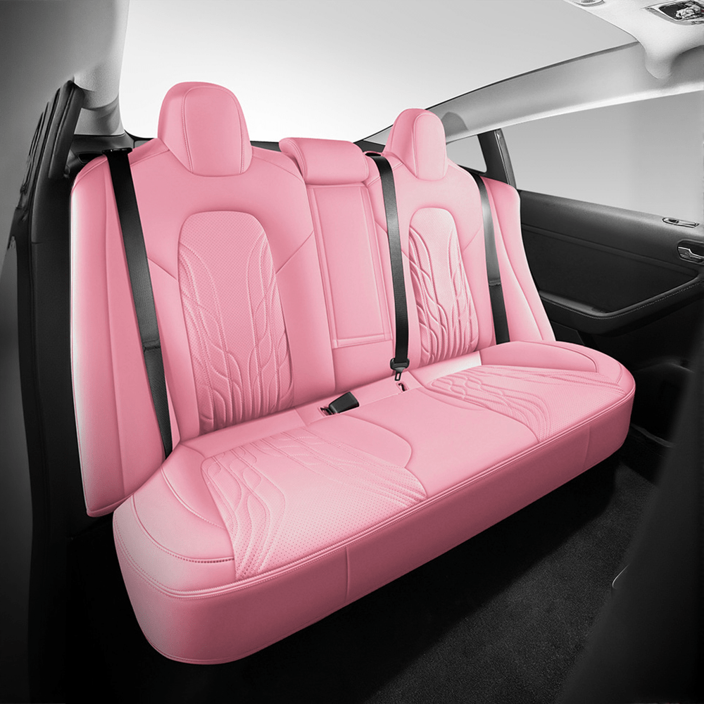 TESERY Nappa Leather Seat Covers for Model 3 Highland & Model Y Juniper Tesery Official Store 