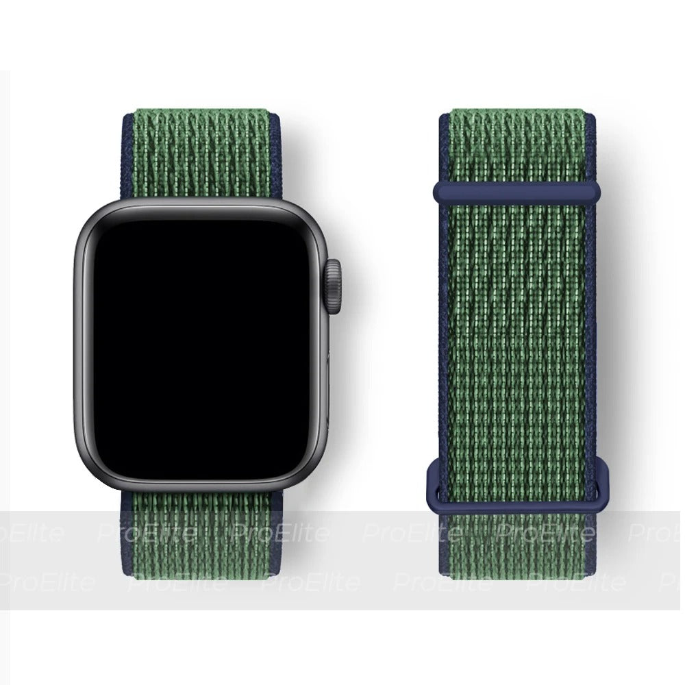 Band For Apple watch Series 2 9 8 7 SE/6/5/4 Ultra 40MM 44MM 49MM Nylon Soft Breathable Strap for watch series 6 5 4 3 38MM 42MM