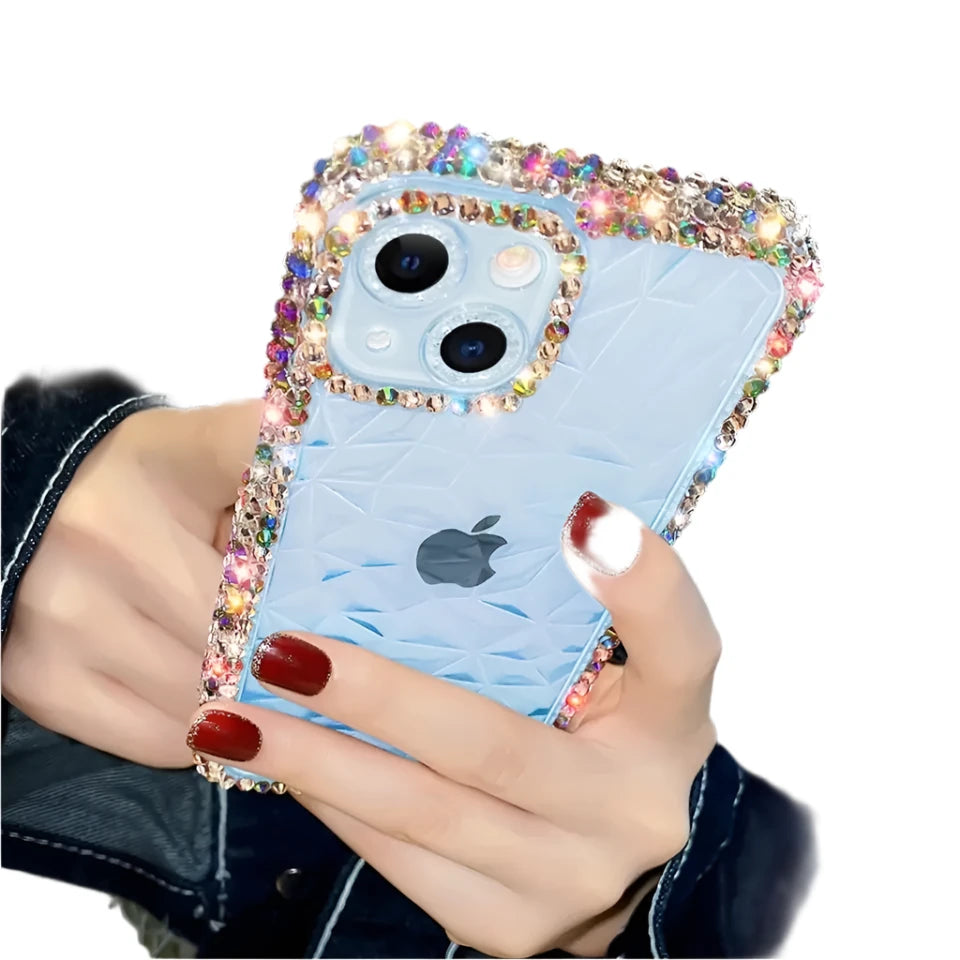 For Luxury Glitter Bling Diamond Smartphone Protective Casing Phonecase Shockproof Devices